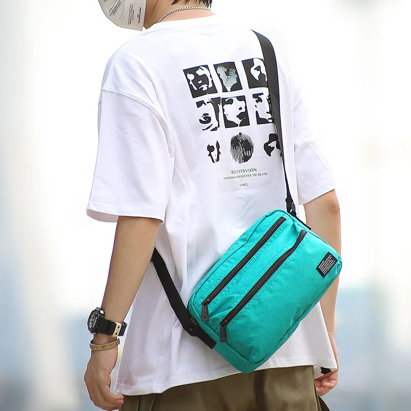 XIANGTUIBAO Japanese Men's Shoulder Bag Ins Style Casual Messenger Bag Personality Trend Korean Style Messenger Bag Student New Small Crossbody Bag