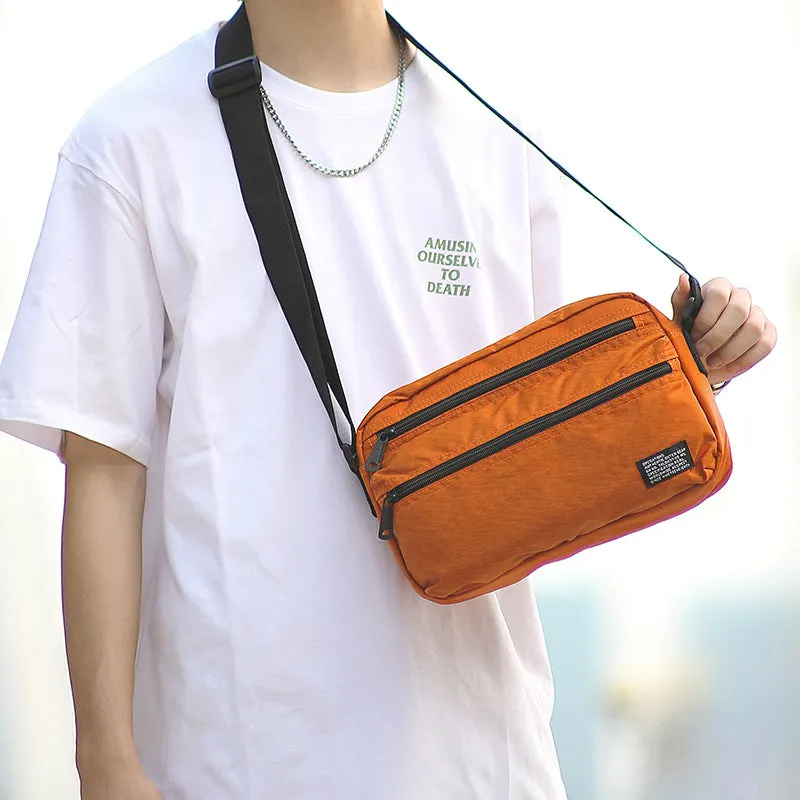 XIANGTUIBAO Japanese Men's Shoulder Bag Ins Style Casual Messenger Bag Personality Trend Korean Style Messenger Bag Student New Small Crossbody Bag