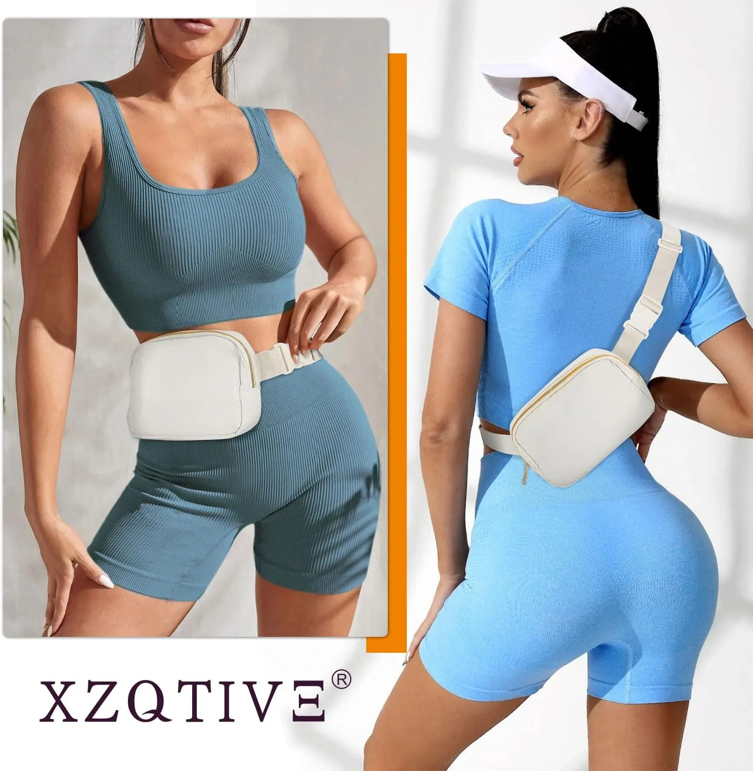 XZQTIVE Bum Bag for Women Belt Bag Chest Bag Men's Fashion Waist Bags Crossbody Bag Mobile Phone Bag Shoulder Bag with Adjustable Strap