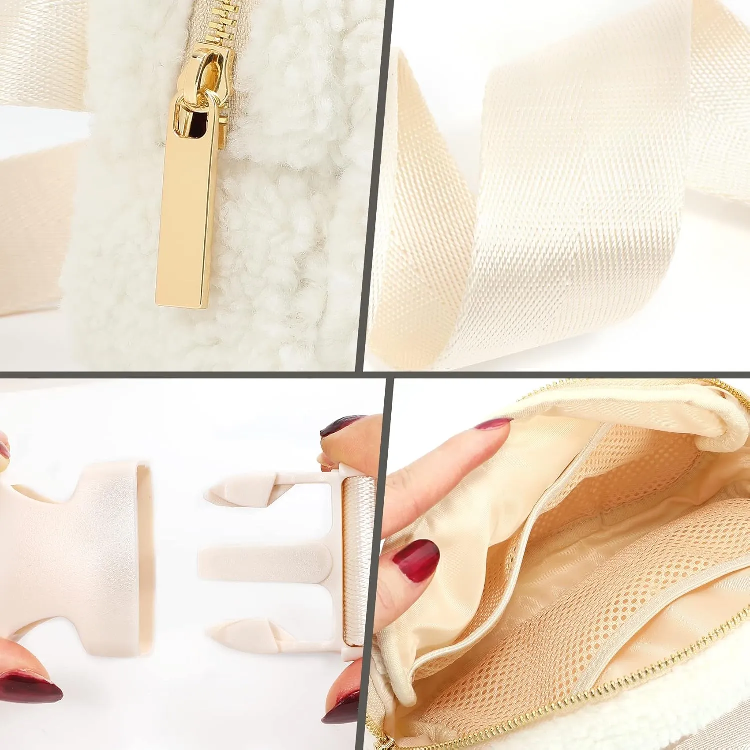XZQTIVE Bum Bag for Women Belt Bag Chest Bag Men's Fashion Waist Bags Crossbody Bag Mobile Phone Bag Shoulder Bag with Adjustable Strap