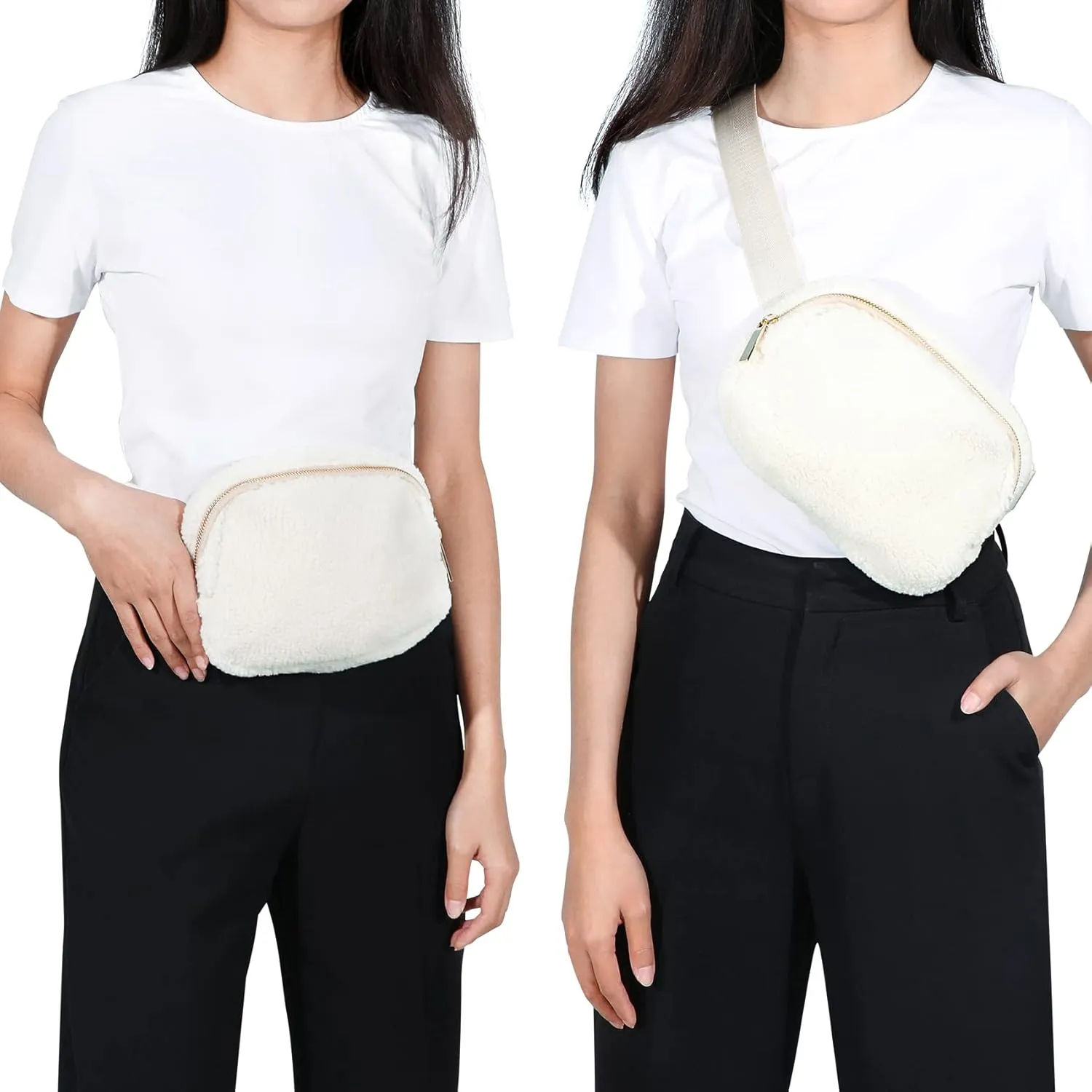 XZQTIVE Bum Bag for Women Belt Bag Chest Bag Men's Fashion Waist Bags Crossbody Bag Mobile Phone Bag Shoulder Bag with Adjustable Strap