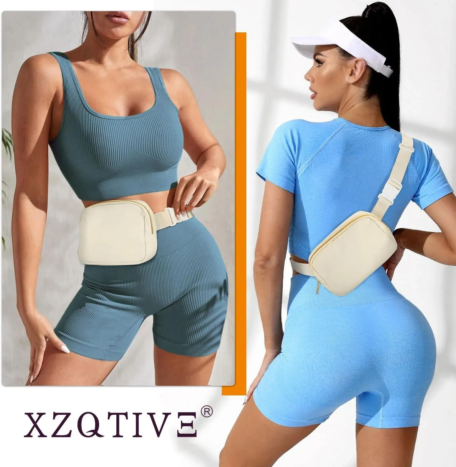 XZQTIVE Bum Bag for Women Belt Bag Chest Bag Men's Fashion Waist Bags Crossbody Bag Mobile Phone Bag Shoulder Bag with Adjustable Strap