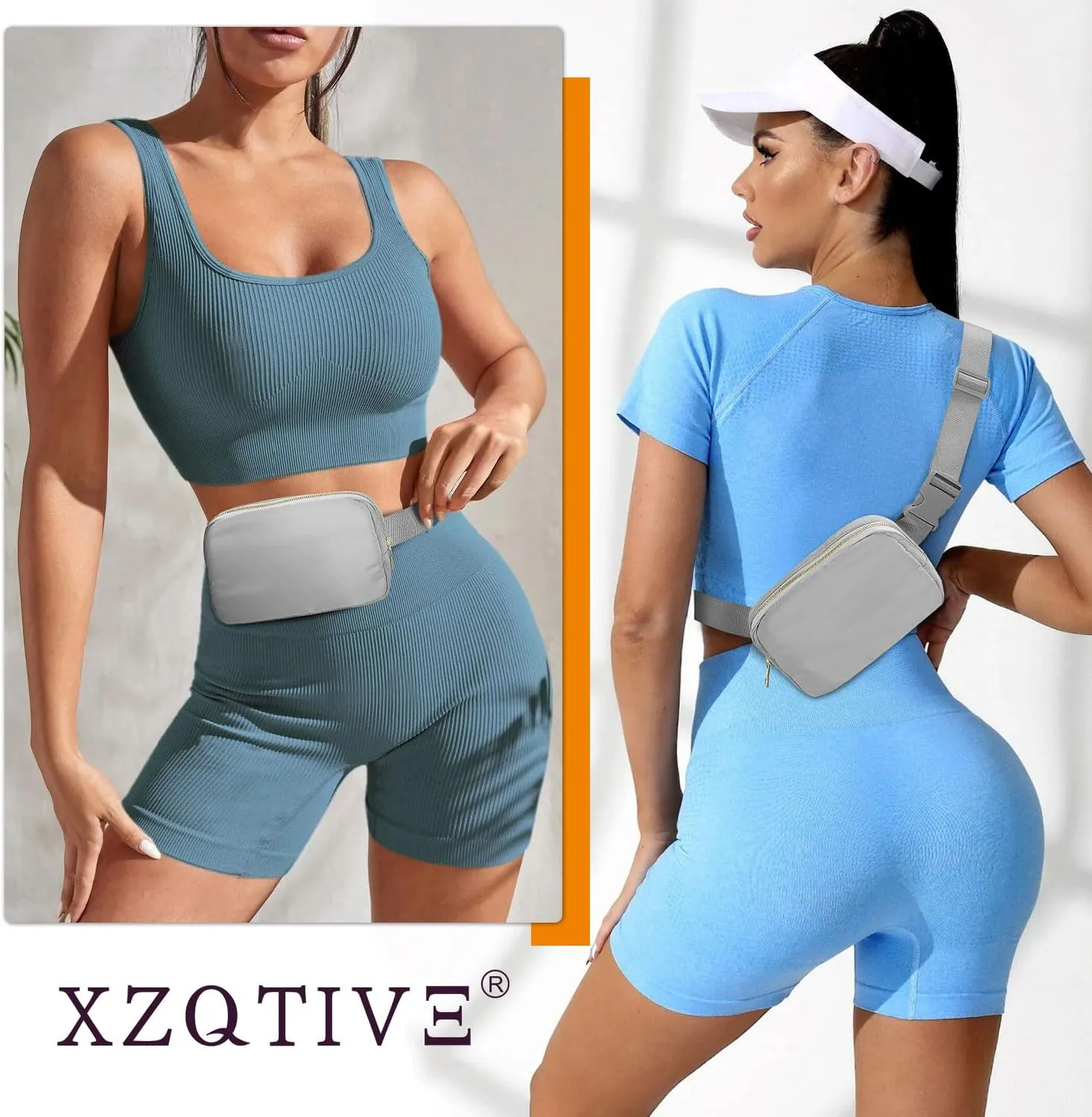 XZQTIVE Bum Bag for Women Belt Bag Chest Bag Men's Fashion Waist Bags Crossbody Bag Mobile Phone Bag Shoulder Bag with Adjustable Strap