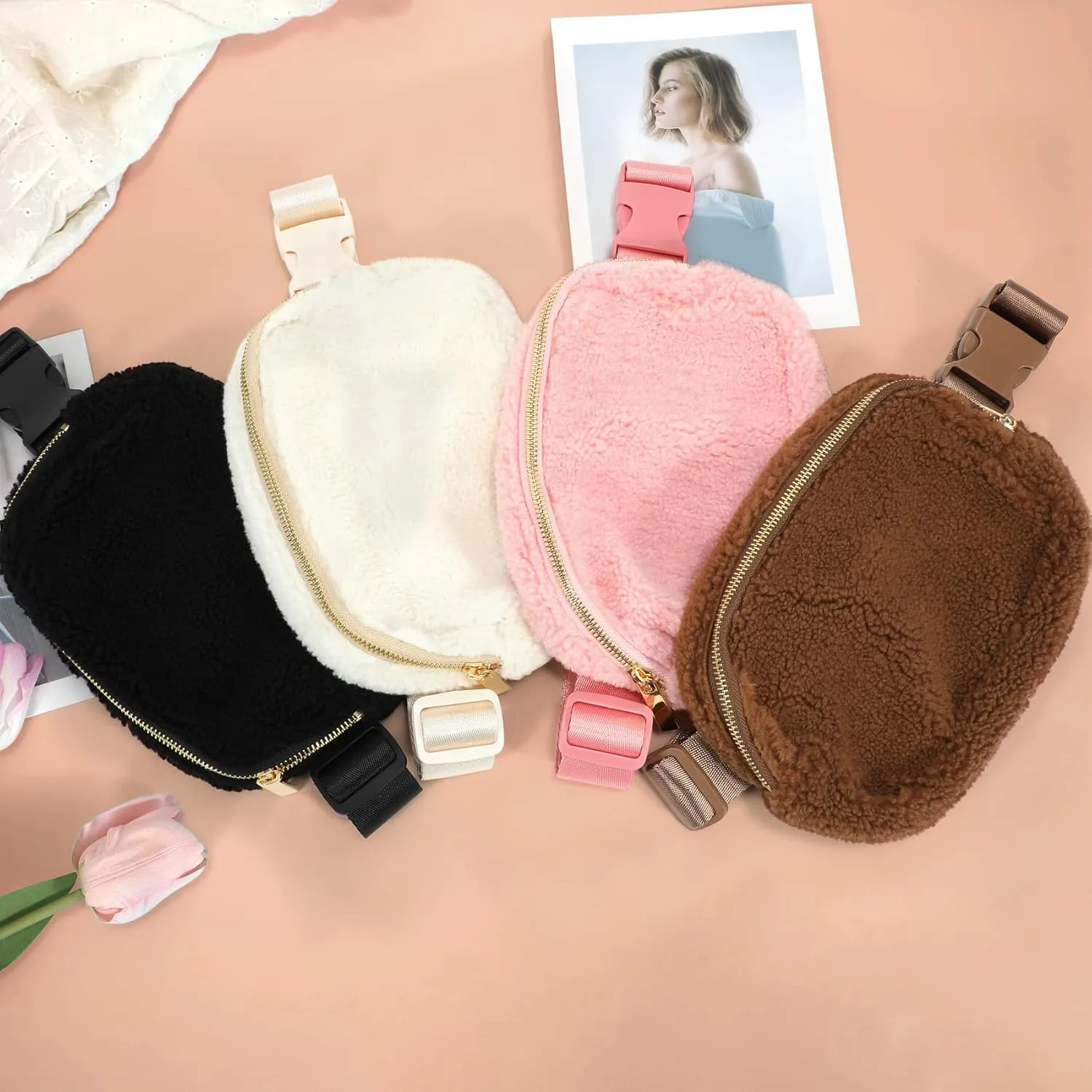 XZQTIVE Bum Bag for Women Belt Bag Chest Bag Men's Fashion Waist Bags Crossbody Bag Mobile Phone Bag Shoulder Bag with Adjustable Strap