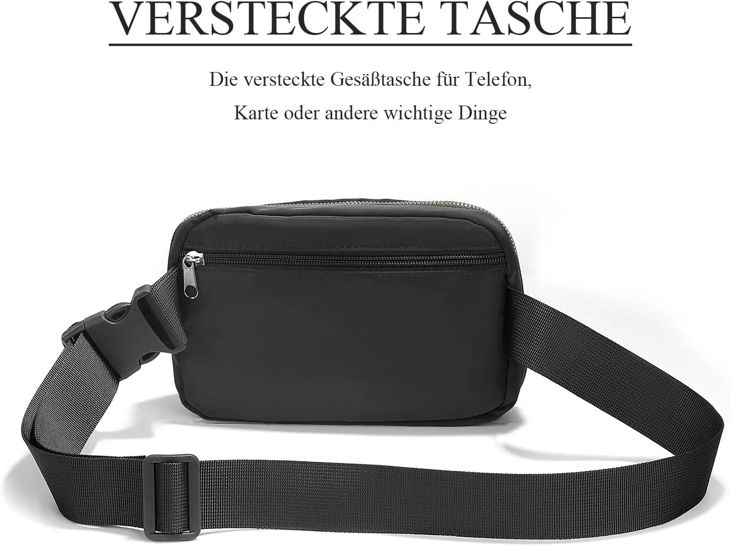 XZQTIVE Bum Bag for Women Belt Bag Chest Bag Men's Fashion Waist Bags Crossbody Bag Mobile Phone Bag Shoulder Bag with Adjustable Strap