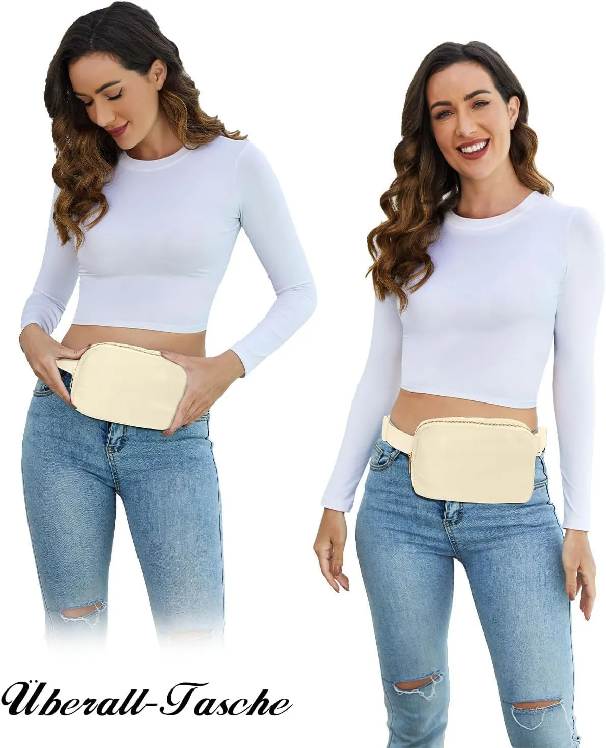 XZQTIVE Bum Bag for Women Belt Bag Chest Bag Men's Fashion Waist Bags Crossbody Bag Mobile Phone Bag Shoulder Bag with Adjustable Strap