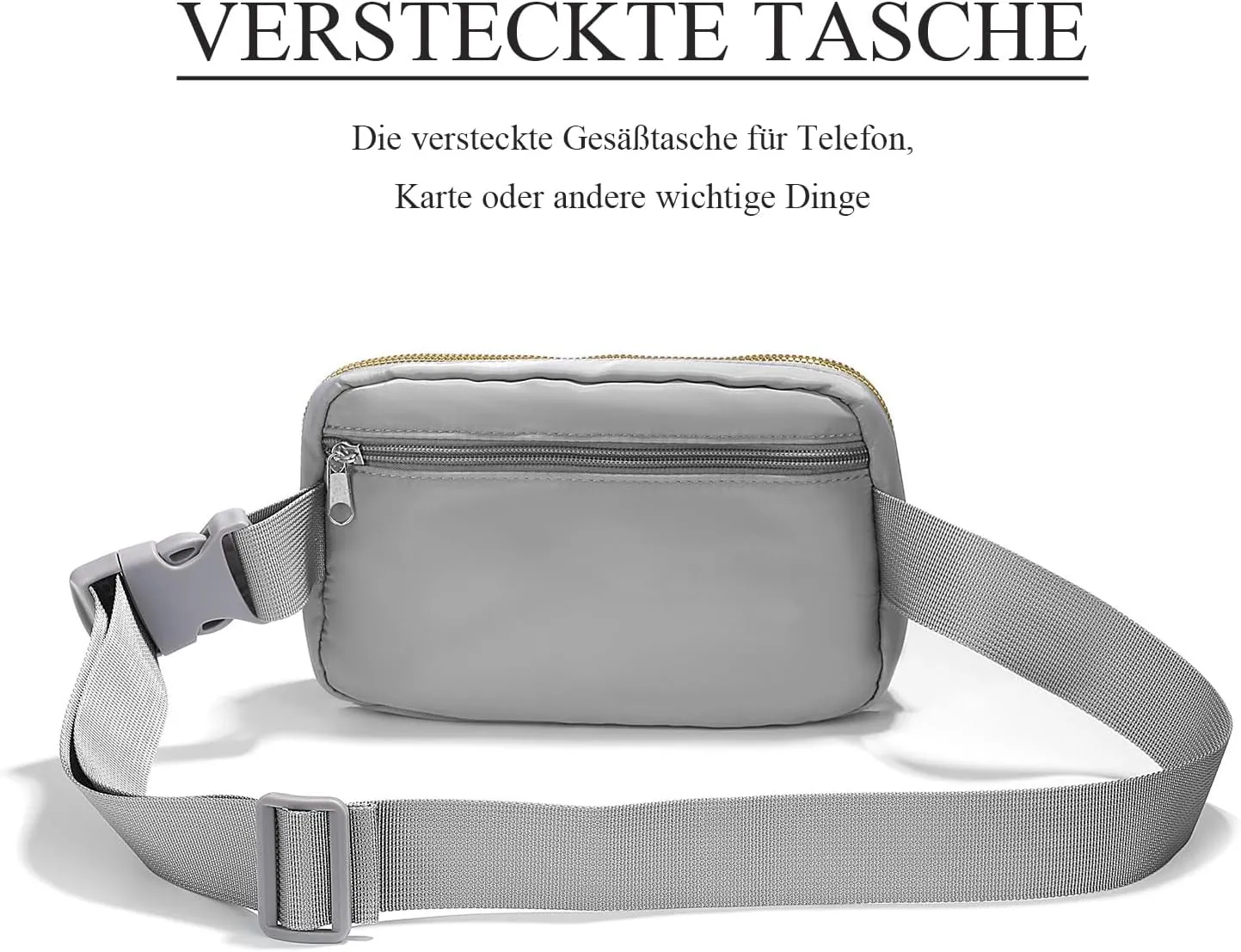 XZQTIVE Bum Bag for Women Belt Bag Chest Bag Men's Fashion Waist Bags Crossbody Bag Mobile Phone Bag Shoulder Bag with Adjustable Strap