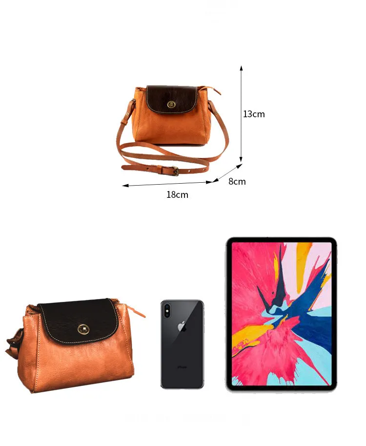 YAAGLE Girls' Contrast Color Cowhide Mini Bag YGM8220