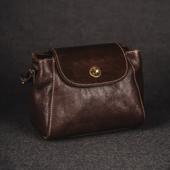 YAAGLE Girls' Contrast Color Cowhide Mini Bag YGM8220