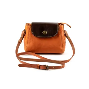 YAAGLE Girls' Contrast Color Cowhide Mini Bag YGM8220