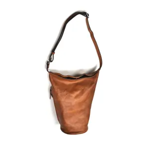 YAAGLE Unisex Personalized Real Leather Bucket Shoulder Bag YG8089