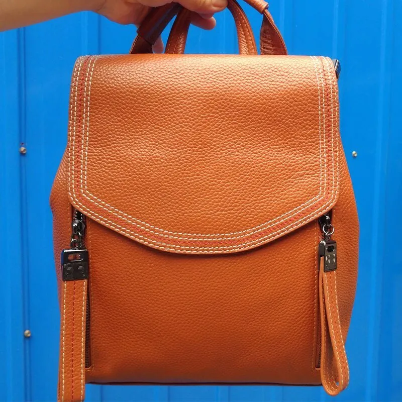 YILIJIAOREN Yummy Large Capacity Soft Leather Backpack