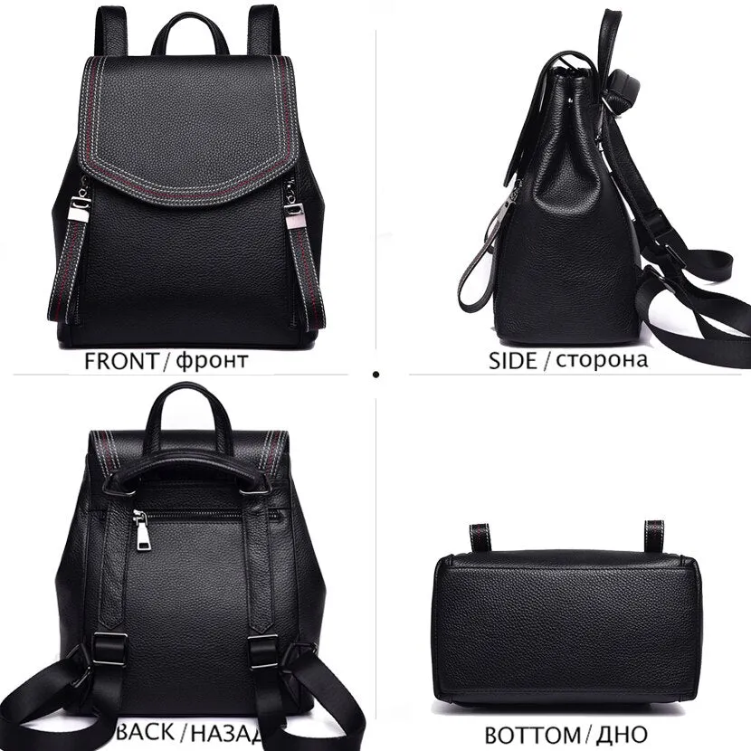YILIJIAOREN Yummy Large Capacity Soft Leather Backpack