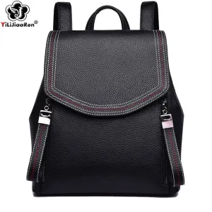 YILIJIAOREN Yummy Large Capacity Soft Leather Backpack