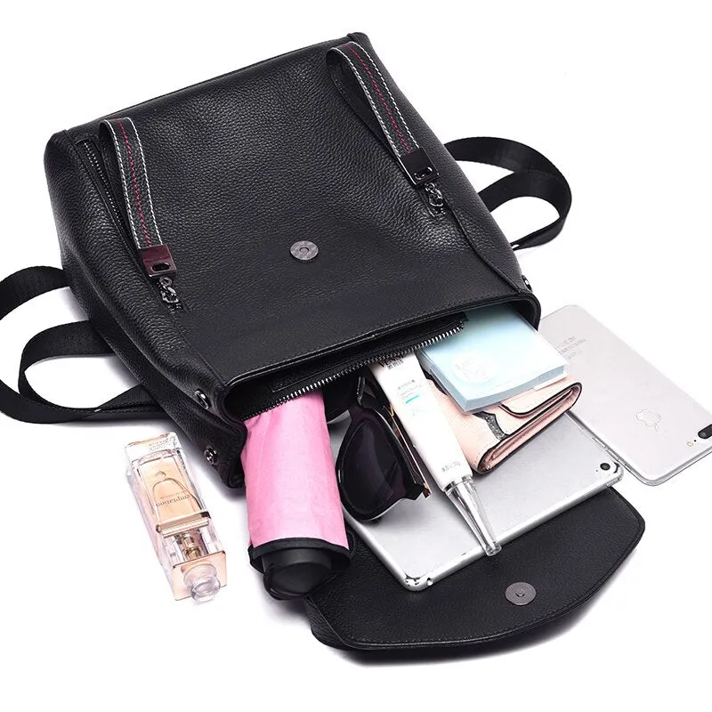 YILIJIAOREN Yummy Large Capacity Soft Leather Backpack