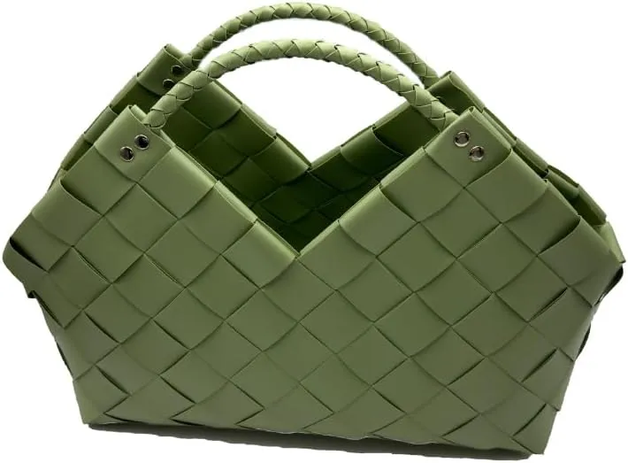 YUSIBANG Shoulder Bags Handmade Woven Straw Bags for Women Top Handle Bag Travel Beach Waist Bags Knotted Woven Handbag
