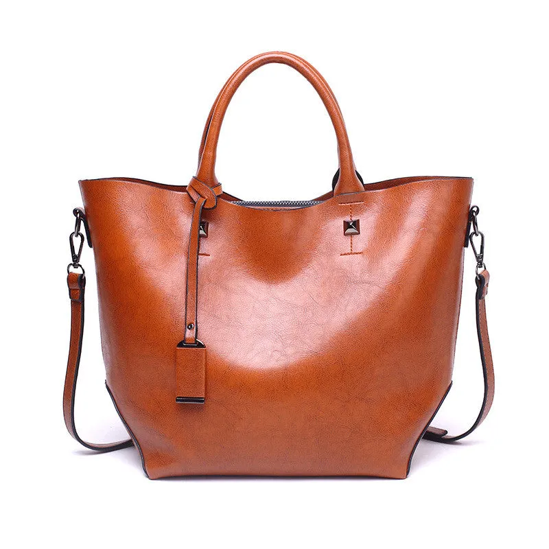 Zara PU leather handbag
