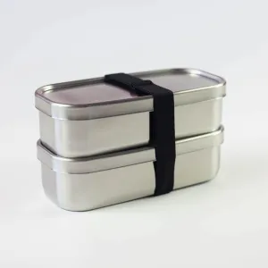 Zen 02 - Stainless Steel Two Tier Bento (1000mL)