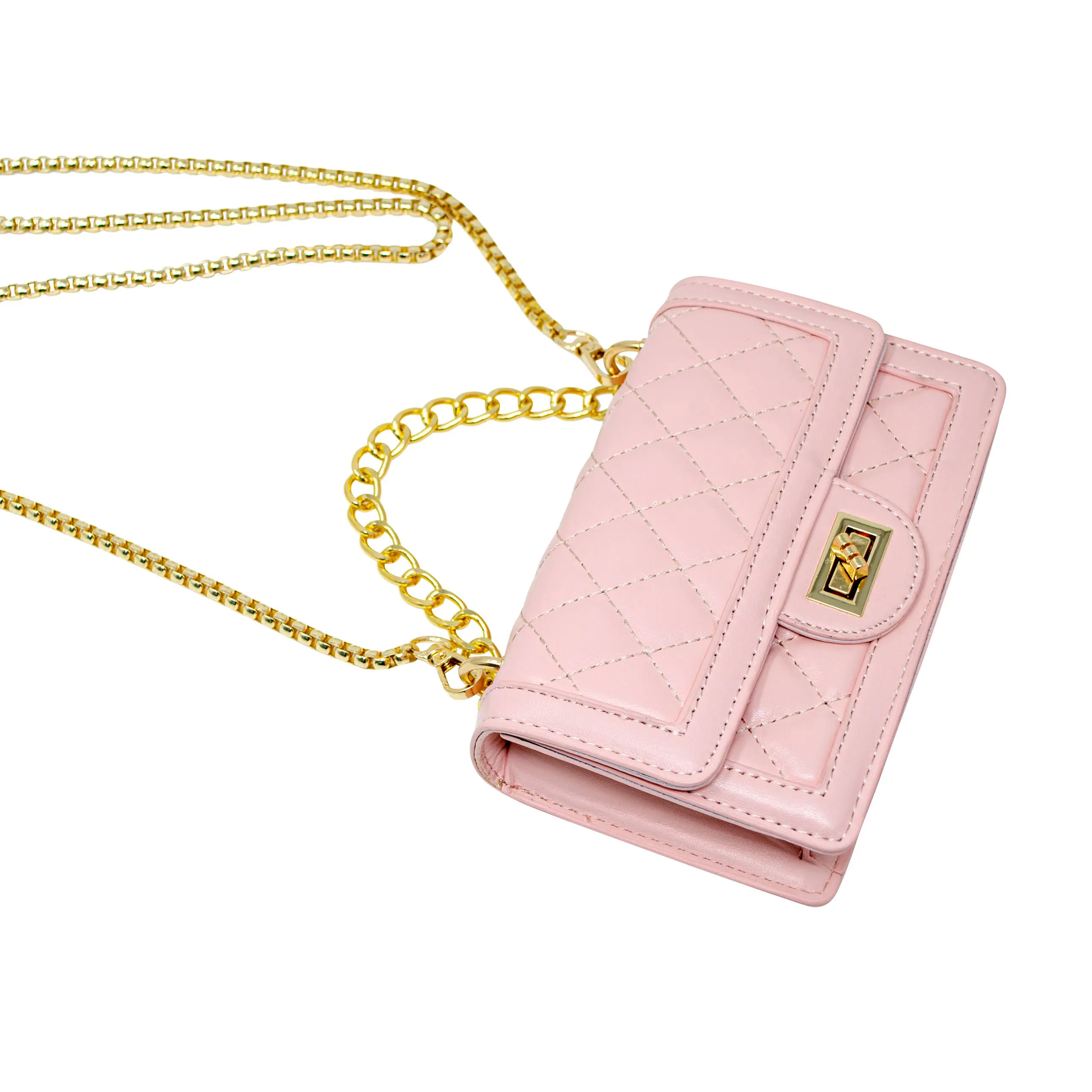 ZOM Classic Quilted Large Flap Handbag