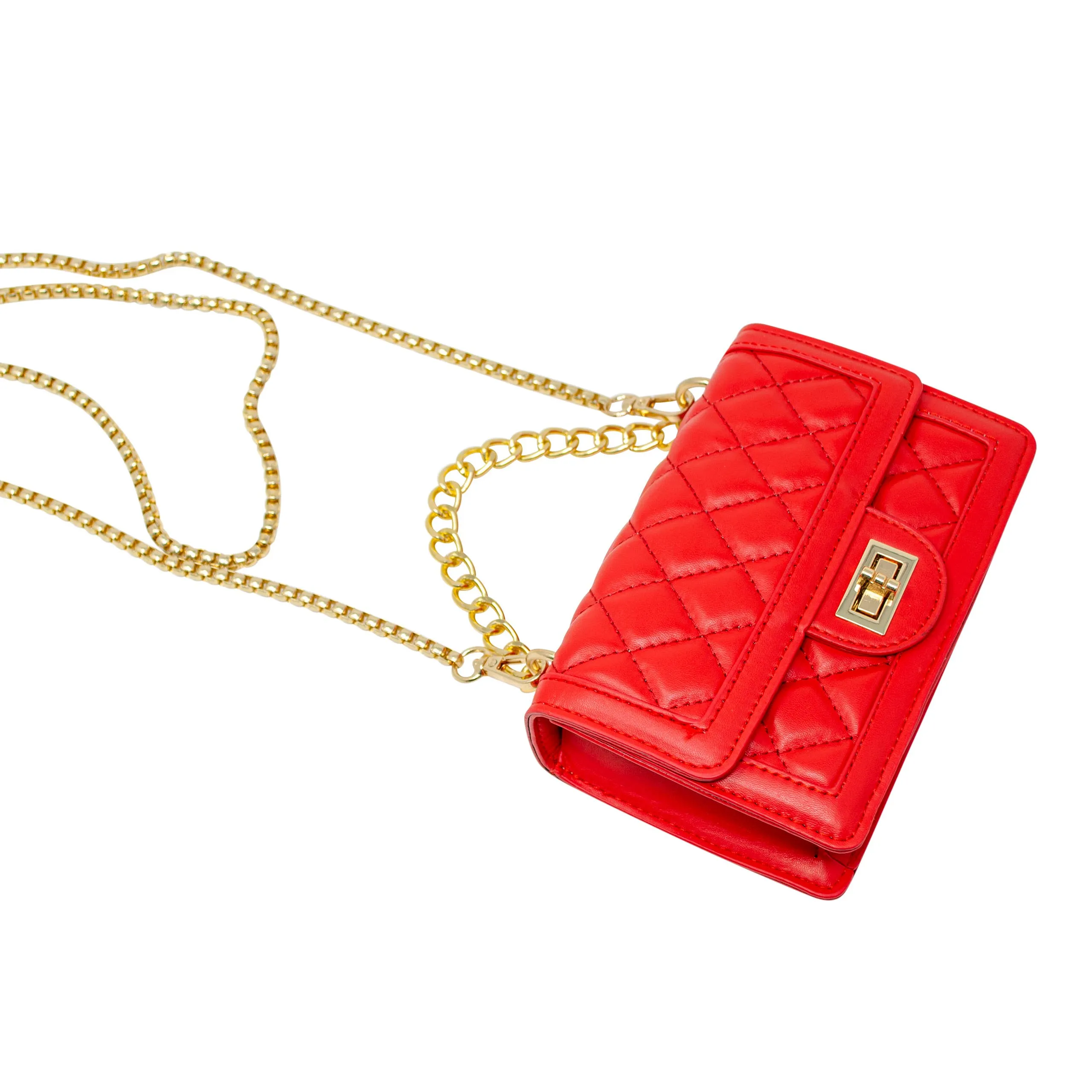 ZOM Classic Quilted Large Flap Handbag