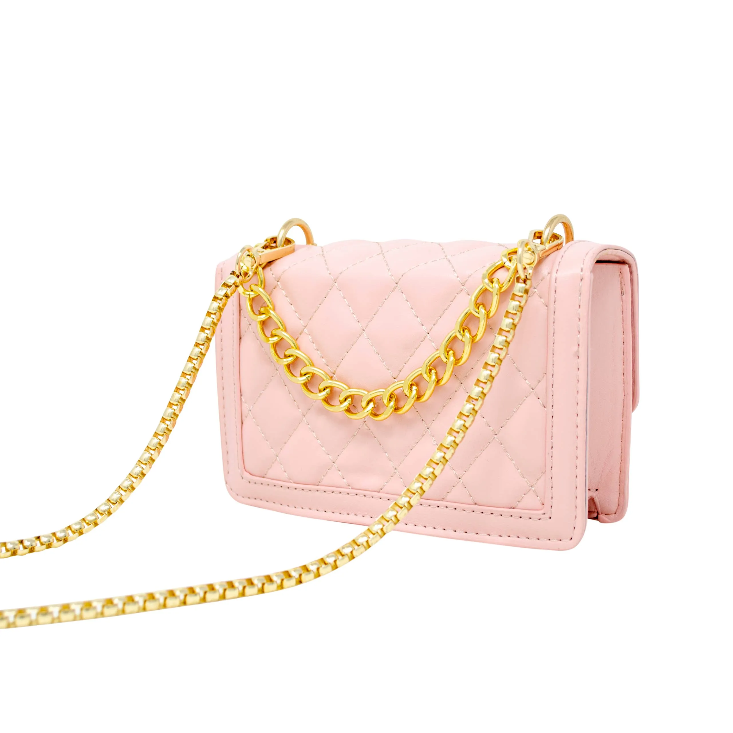 ZOM Classic Quilted Large Flap Handbag
